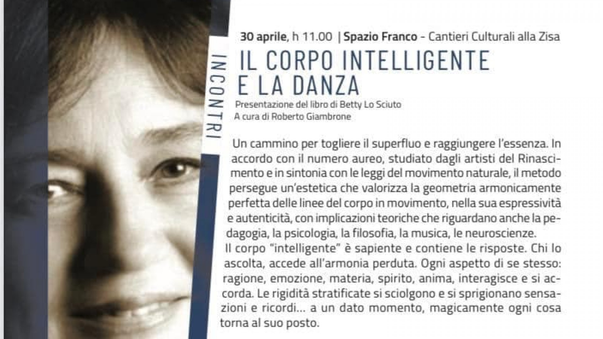 Palermo, Betty Lo Sciuto al Festival ConFormazioni